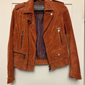 Bagatelle Women's Rust Leather Jacket (SEE SIZING DETAILS BELOW)
